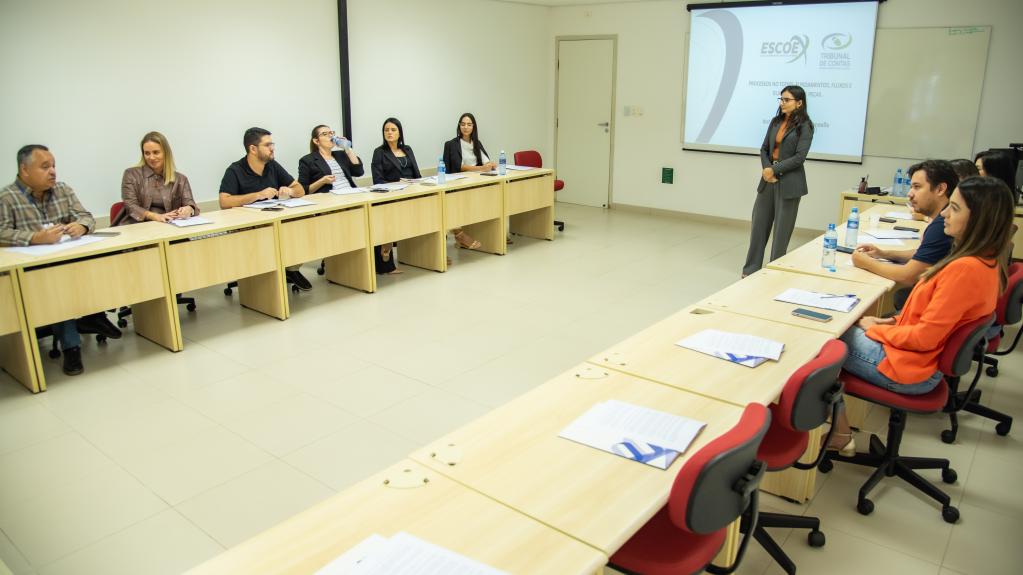 TCE-MS dá andamento a oficina de capacitação sobre processos, fundamento, fluxo e elaboração de peças 
