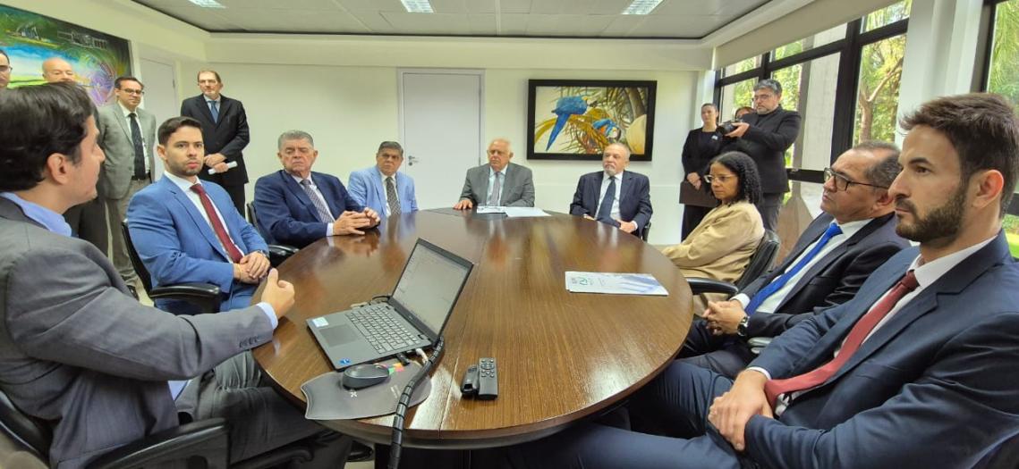 MPC-MS participa de reunião que firmou parceria com o Cebraspe para a realização de novo concurso público