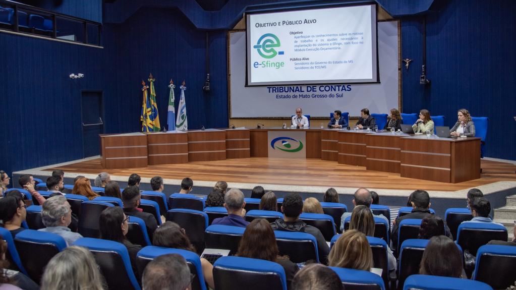 Execução orçamentária é foco de capacitação do TCE-MS sobre sistema e-Sfinge