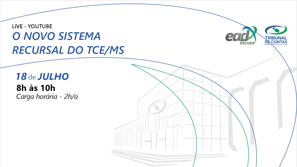 TCE-MS promove capacitação sobre novo sistema recursal no dia 18 de julho
