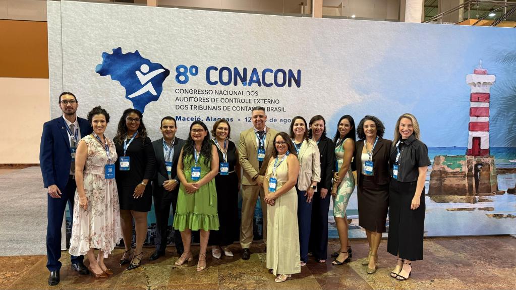 Auditores de controle externo do TCE-MS participam, em Maceió, do 8º CONACON