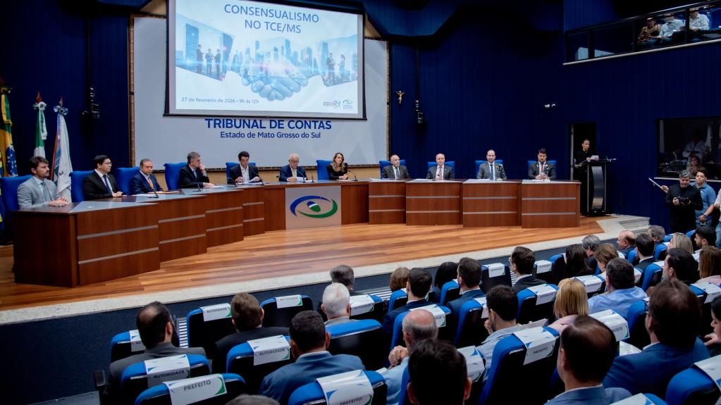 TCE-MS lança ferramenta de Consensualismo e inaugura nova fase no controle externo TCE-MS lança ferramenta de Consensualismo e inaugura nova fase no controle externo