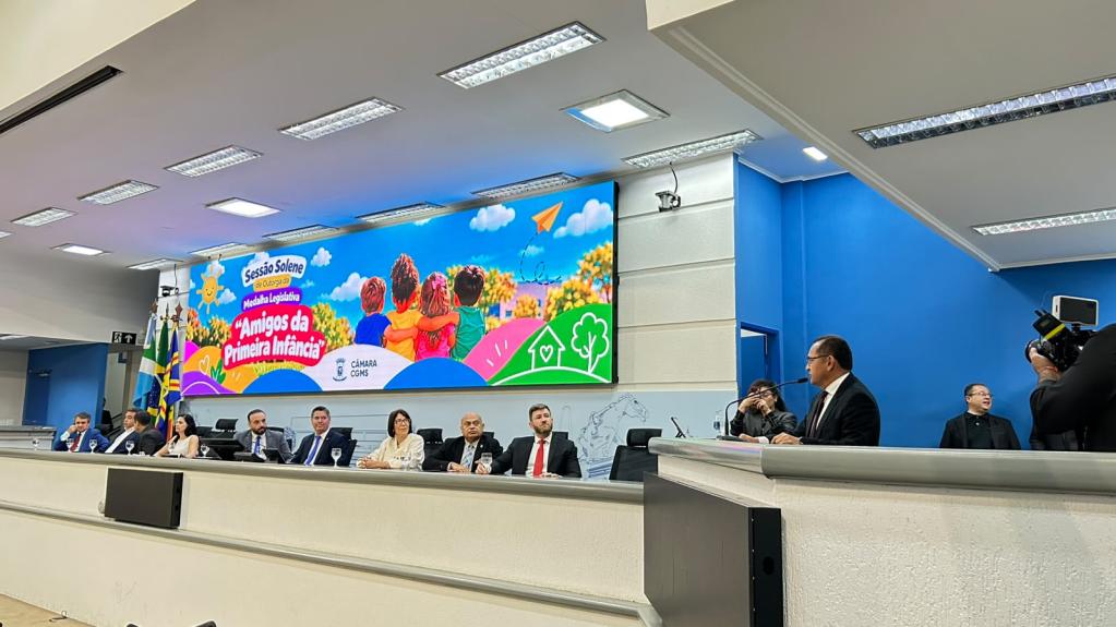 TCE-MS recebe medalha legislativa “Amigos da Primeira Infância” na Câmara Municipal de Campo Grande TCE-MS recebe medalha legislativa “Amigos da Primeira Infância” na Câmara Municipal de Campo Grande